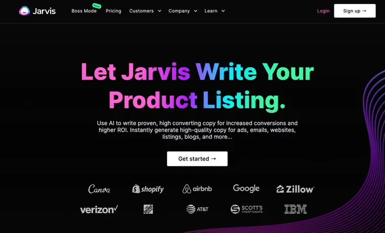 AI Copywriter Tool - Jarvis