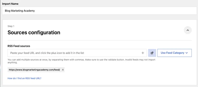 Feedzy - RSS Source