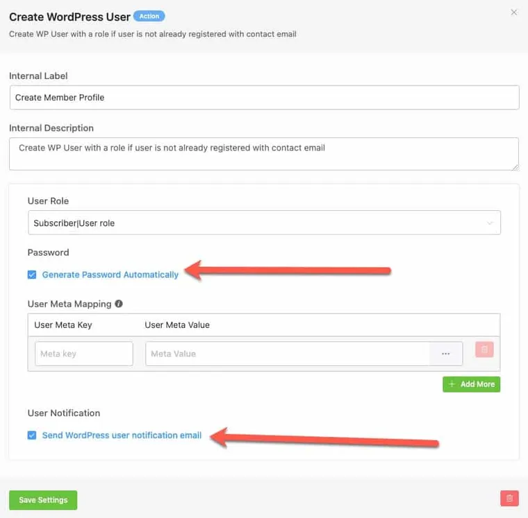 Membership Site - Creating User Password