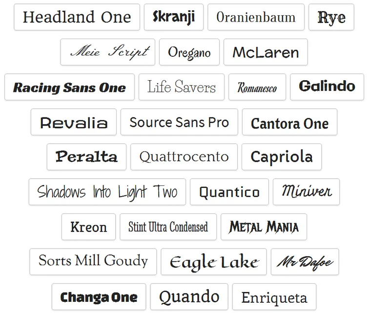 google-fonts
