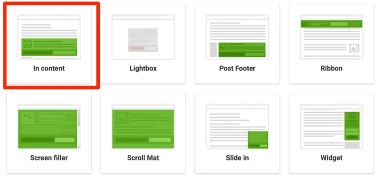 thrive leads form types