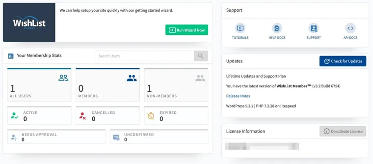 wishlist-member-dashboard