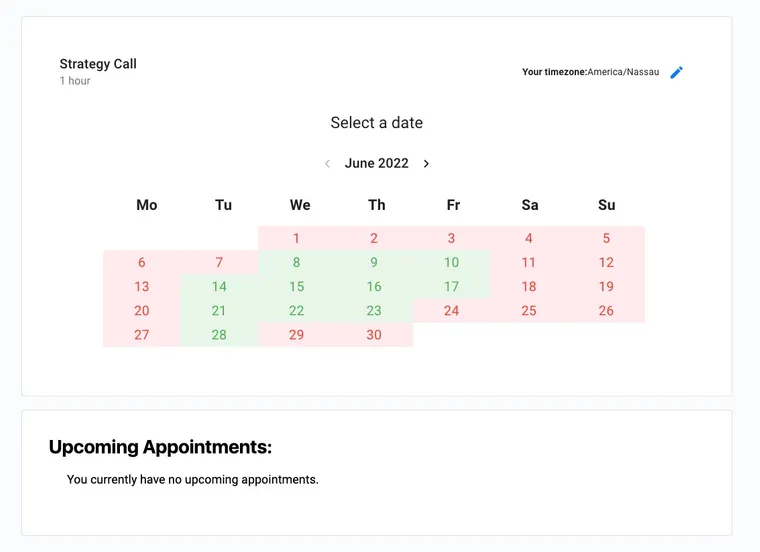 Simply Schedule Appointments
