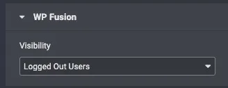 WP Fusion - Elementor Integration