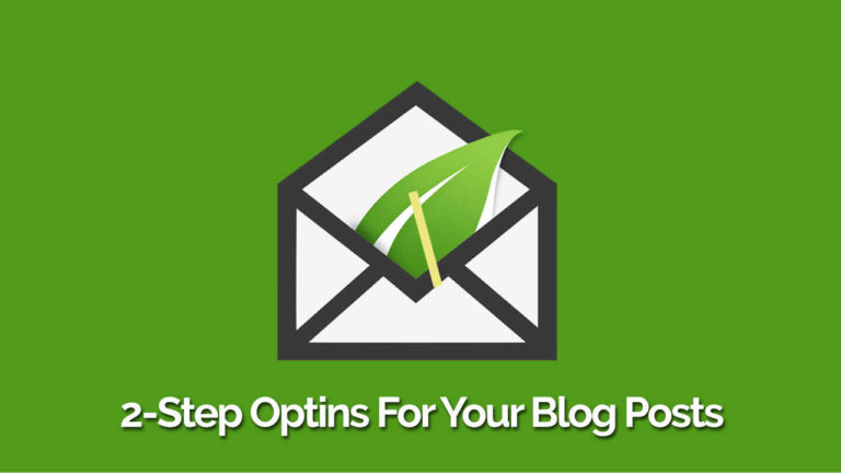 How To Create 2-Step Opt-ins In Your Blog Posts Using Thrive Leads