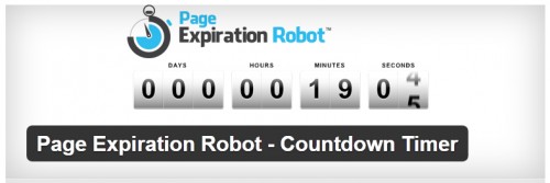 Page Expiration Robot - Countdown Timer