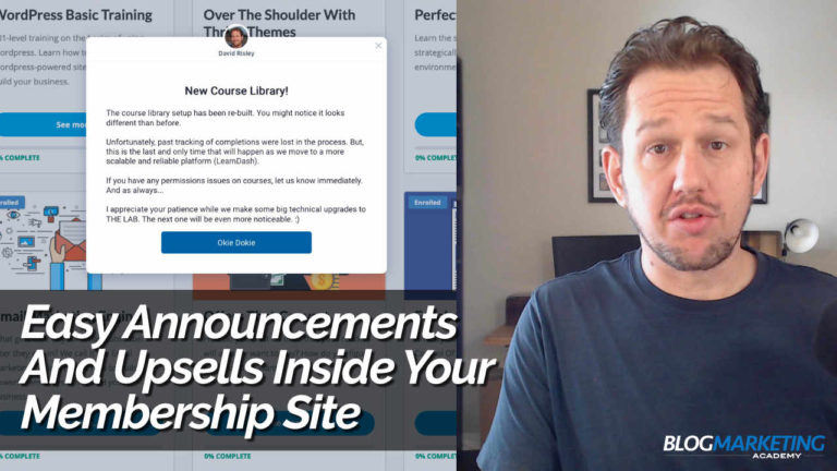 How To Make Member Announcements And Promotions In Your Membership Site Easily – Using ConvertBox
