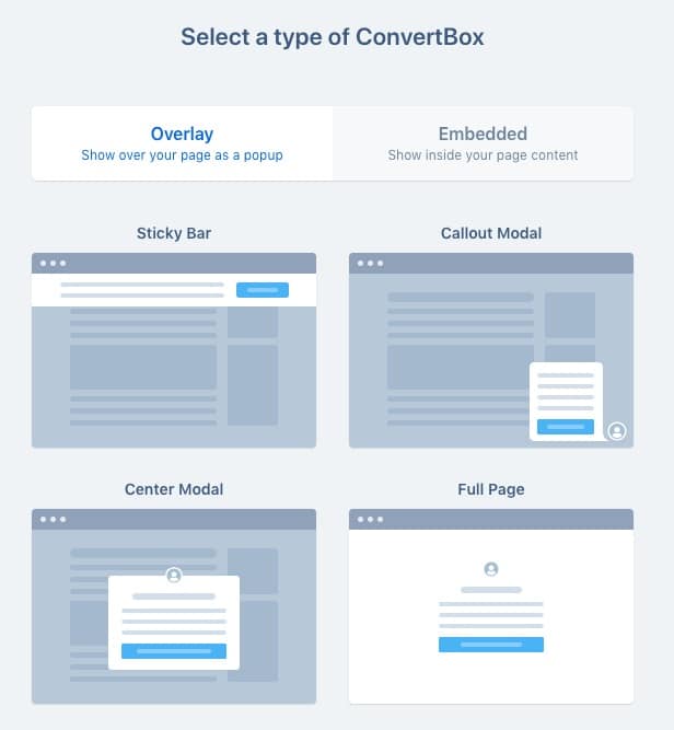 convertbox-types ConvertBox types