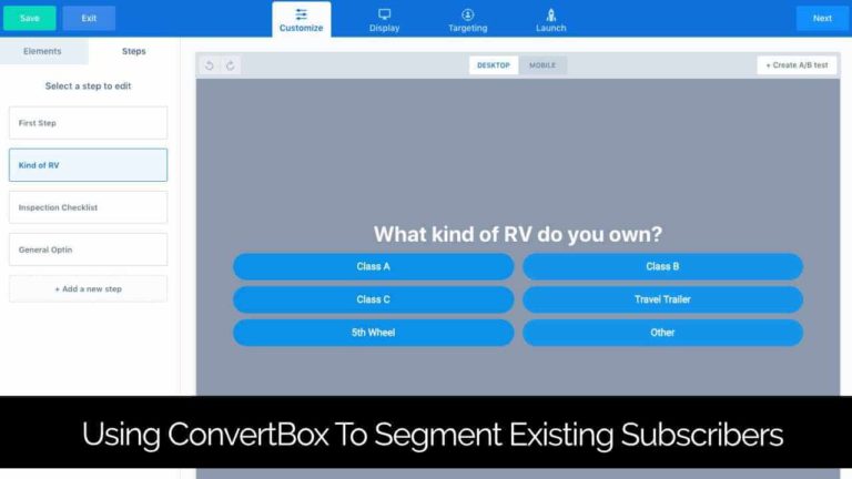 How To Use ConvertBox To Engage And Segment Existing Subscribers