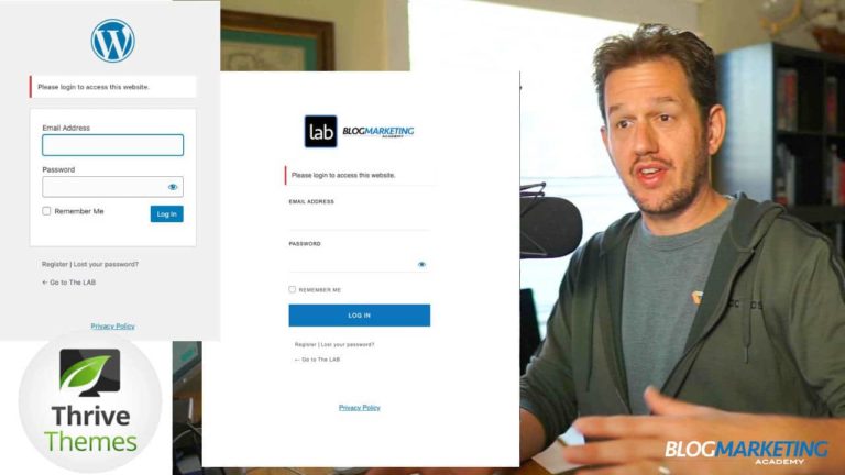 How To Customize Your Login Screen With Thrive Architect