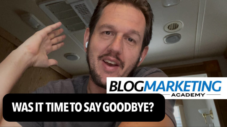Real Talk On Recent Pivots At The Blog Marketing Academy (And Why)