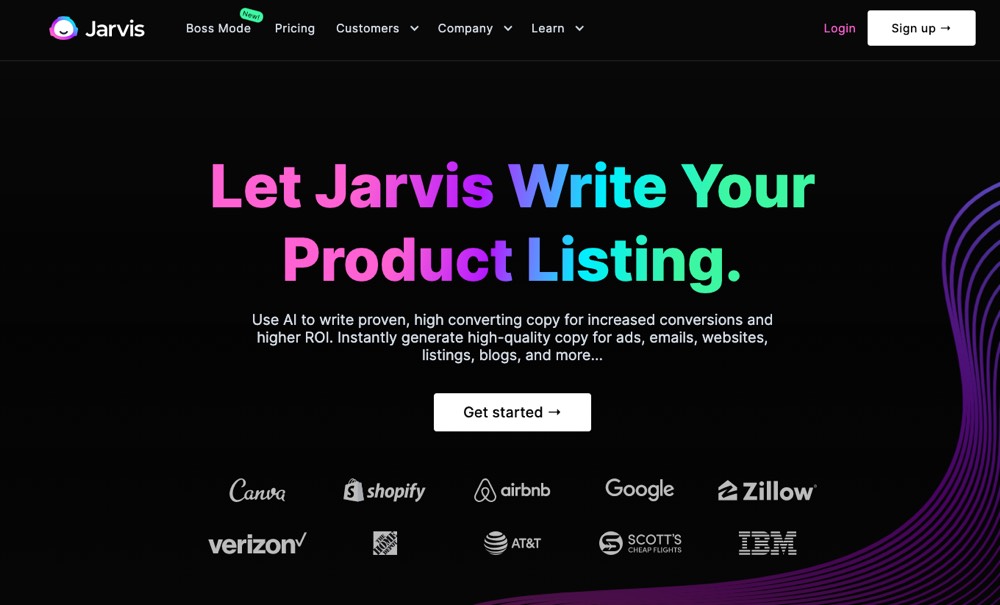 AI Copywriter Tool - Jarvis