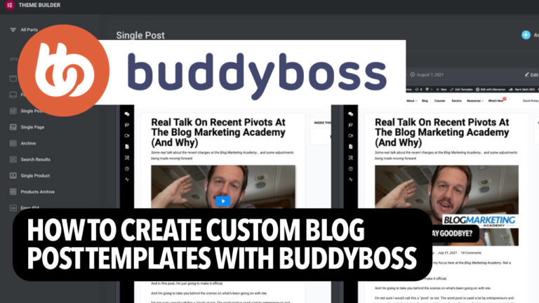 BuddyBoss Blog Layout: How To Easily Create Custom Blog Post Templates