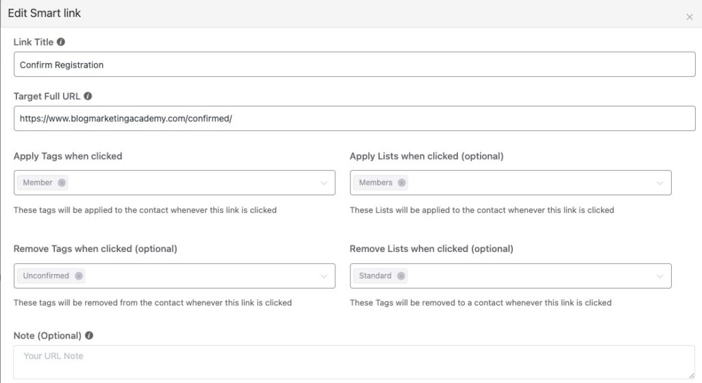 FluentCRM Smart Link