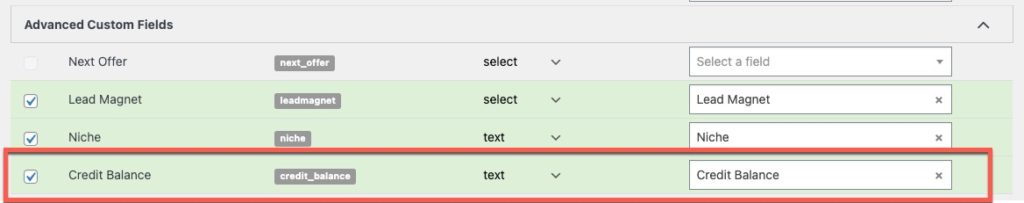 wp-fusion-sync-fields2 Service Credit System - WPFusion Field Matching