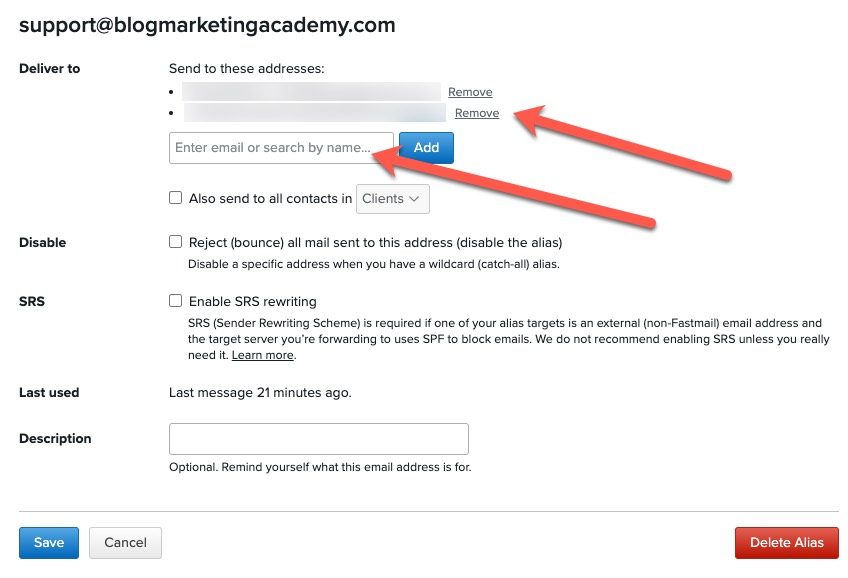Fluent Support Review: Fastmail Email Piping