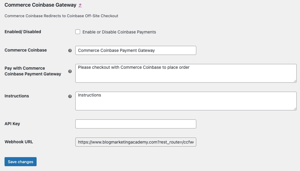 Coinbase Commerce WooCommerce Plugin