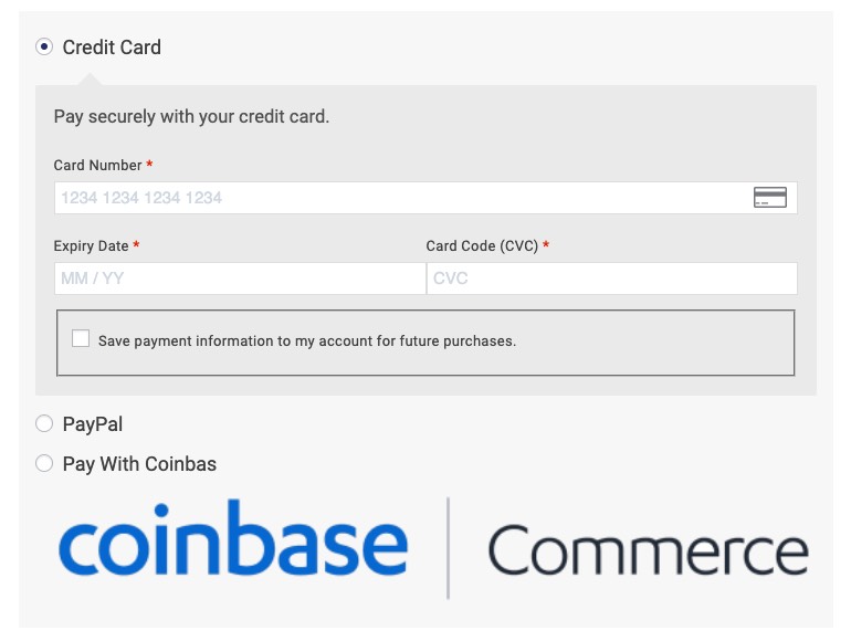 Accept Crypto Payments