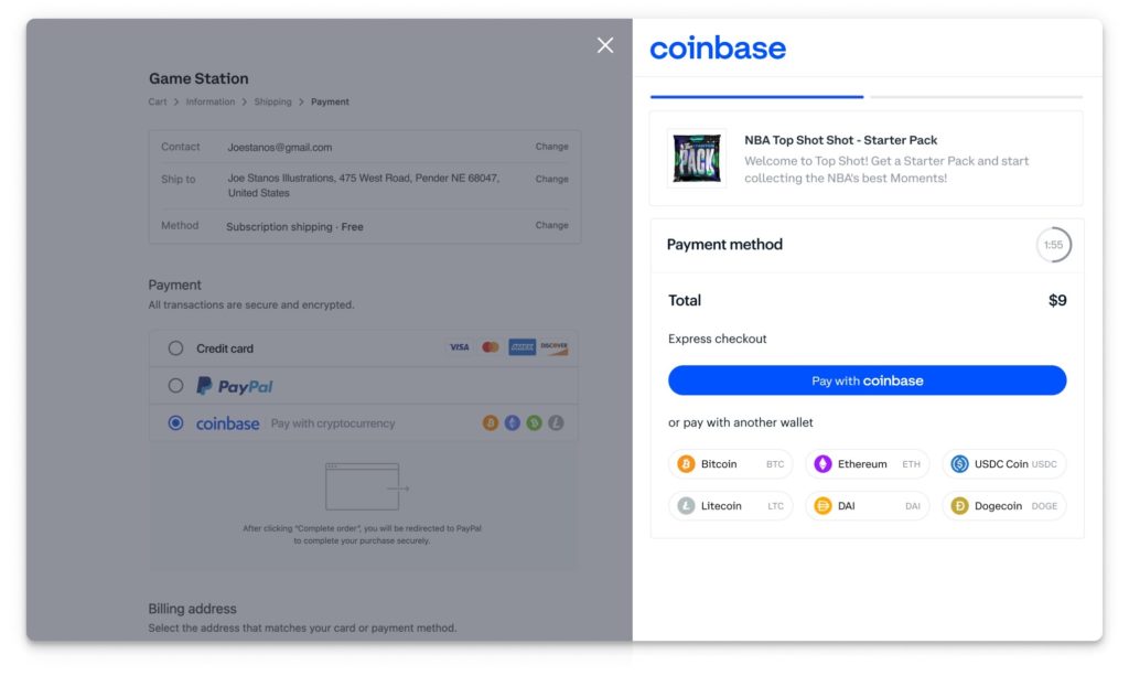 Accept Crypto Payments