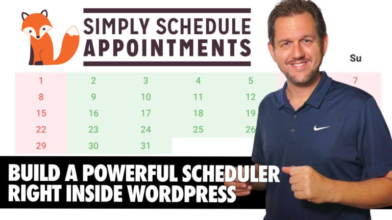 Using Simply Schedule Appointments To Build A Powerful Scheduler Right Inside Wordpress (No Third Party Calendars!)