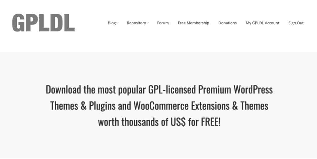 WordPress GPL - GPLDL