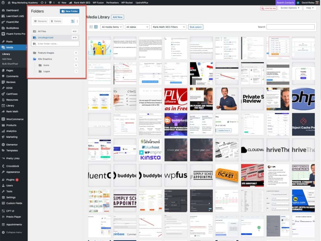 There's folders!