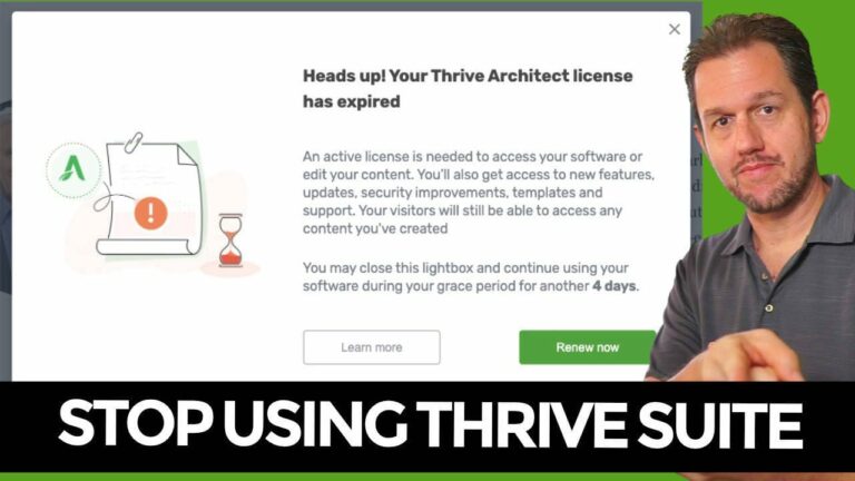 Stop Using Thrive Suite. This Is Bad.