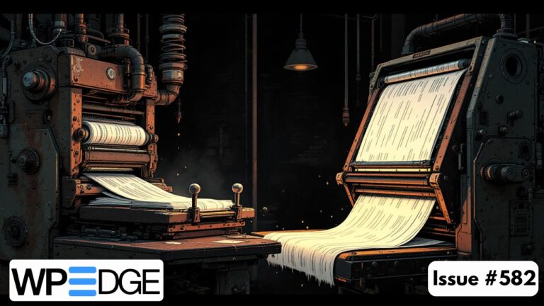 WP Edge Newsletter Issue #582 featured image